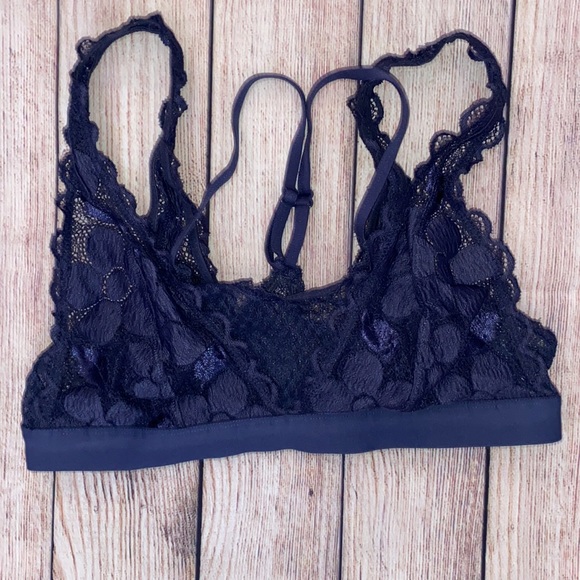 Aerie navy blue bralette size small - Picture 3 of 4